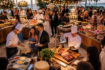 wedding food stations